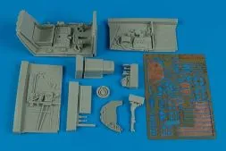 Bf 109F-2/4 cockpit set für Hasegawa 1:32