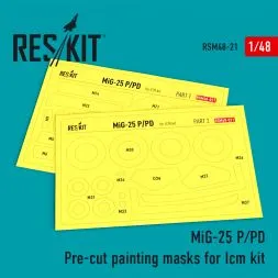 MiG-25P/PD mask for ICM 1:48