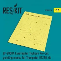 EF 2000A Eurofighter Typhoon mask for Trumpeter 1:32