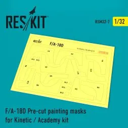 F/A-18D mask for Kinetic/ Academy 1:32