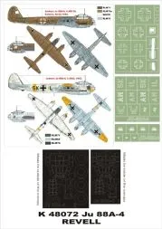 Ju 88A-4 super mask for Revell 1:48