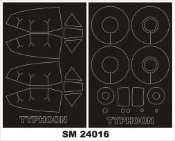 Typhoon Ib mask for Airfix 1:24