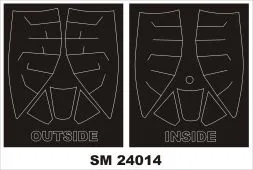 P-47D Thunderbolt mask for Vintage 1:24