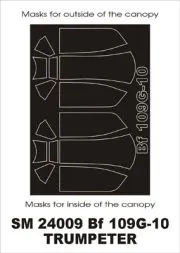 Bf 109G-10 mask for Trumpeter 1:24