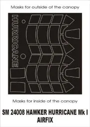 Hurricane Mk I mask for Airfix 1:24