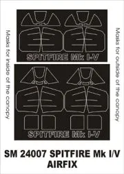 Spitfire Mk I/V mask for Airfix 1:24