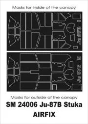 Ju 87B mask for Airfix 1:24