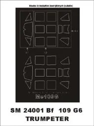 Bf 109G-6 mask for Trumpeter 1:24