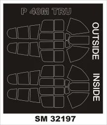 P-40M mask for Trumpeter 1:32