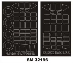 SB2C Helldiver mask for Infinity 1:32