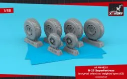 B-29 late production wheels (GS) 1:48