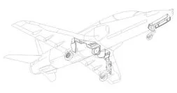 BAe Hawk Mk.I undercarriage for Airfix 1:48
