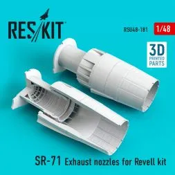 SR-71 exhasut nozzles for Revell 1:48