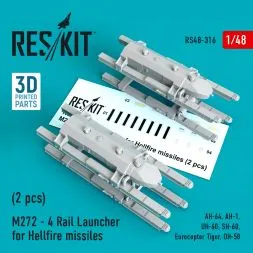M272 - 4 Rail Launcher for Hellfire missiles 1:48