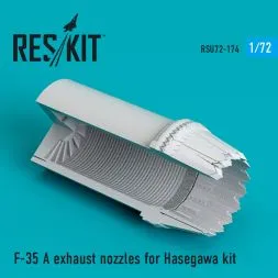 F-35A Lightning II exhaust nozzle for Hasegawa 1:72