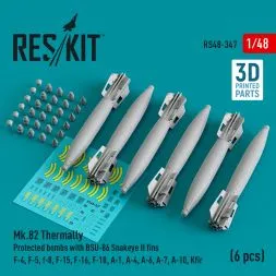 Mk.82 thermally protected bombs w/ BSU-86 Snakeye II fins 1:48