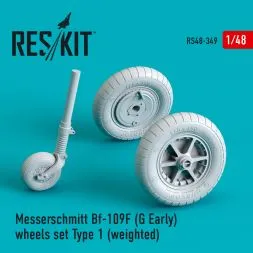 Bf 109 (F, G-early) wheels set type 1 1:48