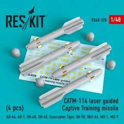 CATM-114 laser guided Captive Training missiles 1:48