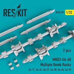 MBD3-U6-68 Multiple Bomb Racks 1:32