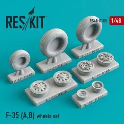F-35 (A,B) wheels set 1:48