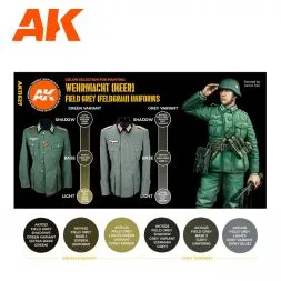 German Field Grey (Feldgrau) Uniforms Colors (3G)