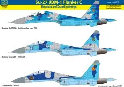 Su-27UB Ukrainian and Kazakh 1:72
