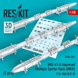 BRU-41/A Improved Multiple Ejector Rack (IMER) 1:48