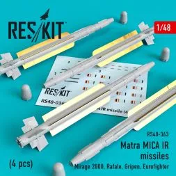Matra MICA IR missiles 1:48