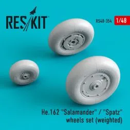 He.162 "Salamander" / "Spatz" wheels 1:48