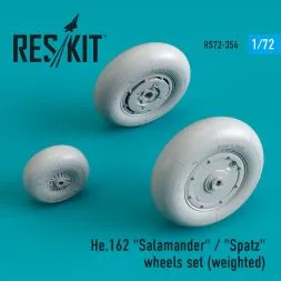 He.162 Salamander / Spatz wheels 1:72