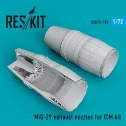 MiG-29 exhaust nozzles ICM 1:72
