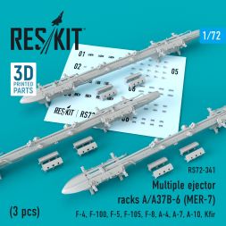 A/A37B-6 (MER-7) Multiple ejector racks 1:72