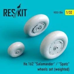 He.162 Salamander / Spatz wheels 1:32