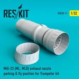 MiG-23 (ML, MLD) exhaust nozzle parking & fly position 1:32