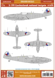 S-199 Czechoslovak national insignia 1:72