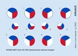CS-199 Czechoslovak national insignia 1:72