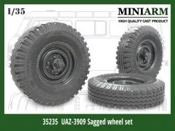 UаZ-452 Buhanka Sagged wheels 1:35