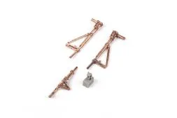 P-38J undercarriage legs BRONZE 1:48