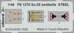 Su-25 seatbelts STEEL 1:48