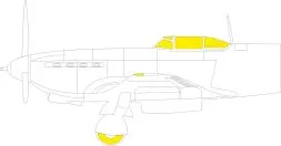 Yak-9D mask for Zvezda 1:48