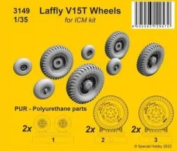 Laffly V15T Wheels 1:35