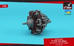 R-1830 Twin Wasp engine 1:48