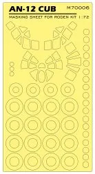 An-12 BK/PPS mask for Roden 1:72