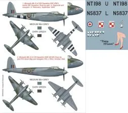 Mosquito Mk.VI super mask for Tamiya 1:32