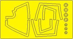 Su-27K Flanker w/Kh-41 mask for Minibase 1:48