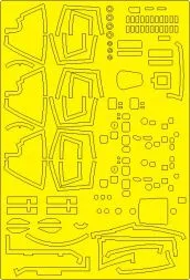 Su-27K Flanker w/Kh-41 ADVANCED mask for Minibase 1:48