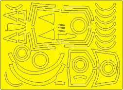 Buccaneer S.2C/D mask for Airfix 1:48