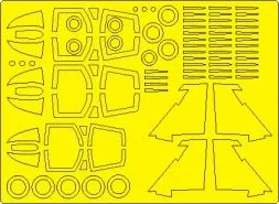 F-4EJ Phantom II ADVANCED mask for Fine Molds 1:72