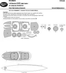 F-4B Phantom II mask for Tamiya 1:48
