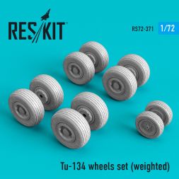 Tu-134 wheels set 1:72